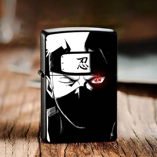 Naruto Hatake Kakashi Painted Lighter Zippo