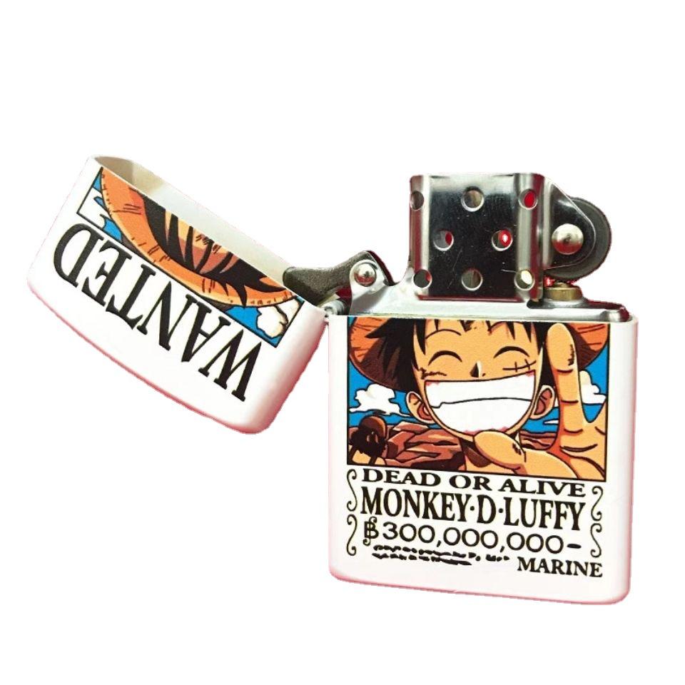 One Piece Monkey D Luffy Pure Copper Lighter Zippo